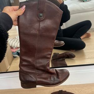 Frye brown leather boots